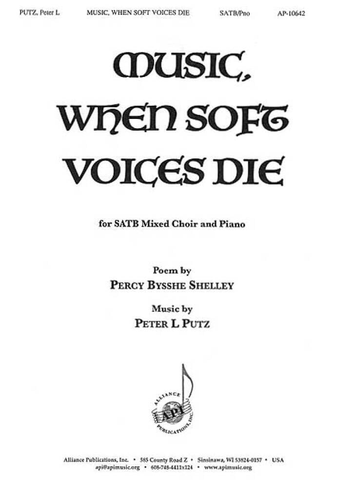 Music, When Soft Voices Die